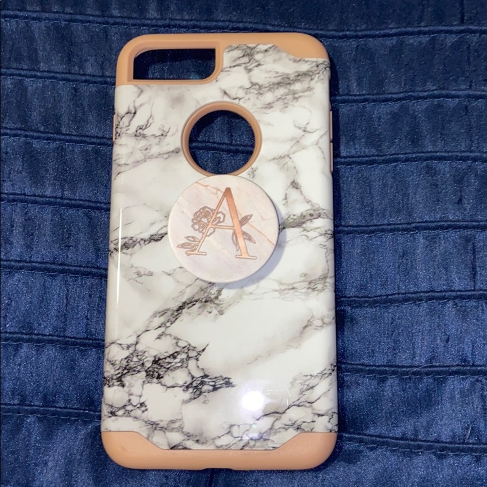 I PHONE 7 PLUS CASE + Phone Gripper